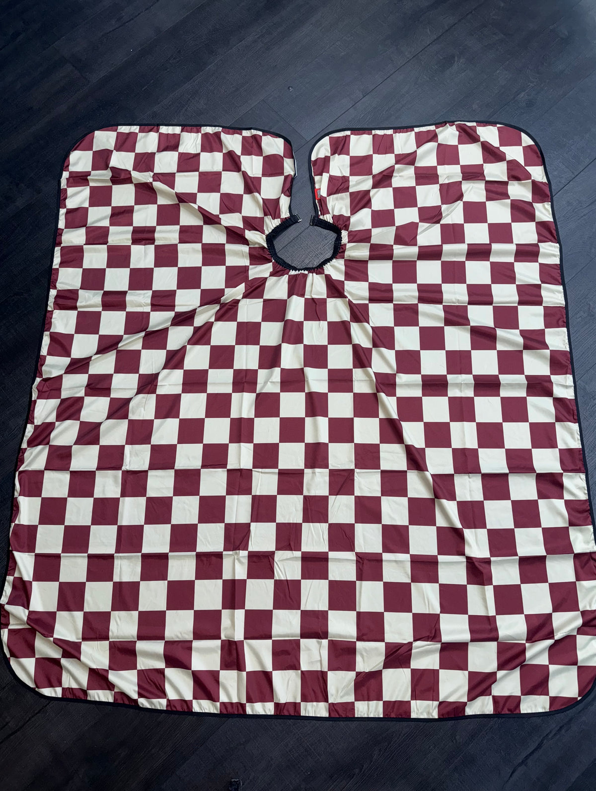 Burgundy checkerboard